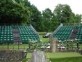 Temporary seating at Wargrave Theatrical Society