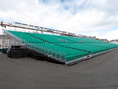 Side view, spectator seating for Music of the Night - The Cidadel, Plymouth