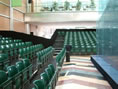 Sports seating at squash competition, Surrey University