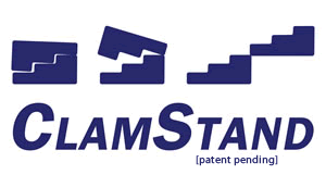 ClamStand (patent pending)
